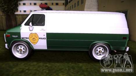 Chevrolet G20 Van MDPD para GTA Vice City