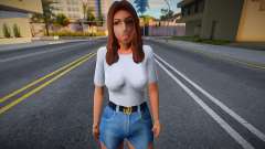Chica en pantalones cortos para GTA San Andreas