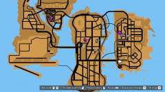 Color clásico para radar y mapa para GTA 3 Definitive Edition