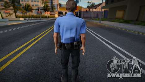 Leon - Officer Skin para GTA San Andreas