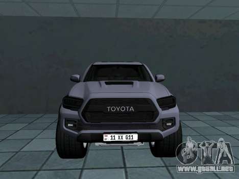 Toyota Tacoma TRD PRO 2022 para GTA San Andreas