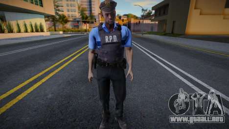 RPD Officers Skin - Resident Evil Remake v28 para GTA San Andreas