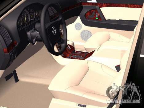 Mercedes Benz S600L (W140) para GTA San Andreas