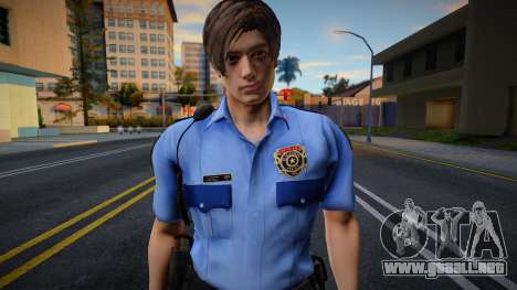 Leon - Officer Skin para GTA San Andreas