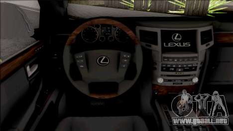 Lexus LX 570 2015 para GTA San Andreas