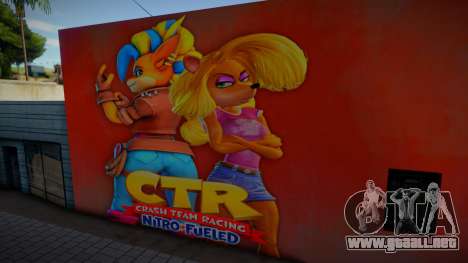 Tawna Bandicoot Mural para GTA San Andreas