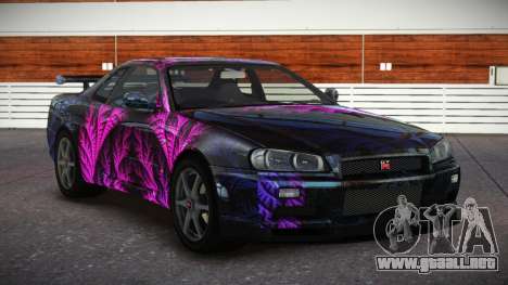 Nissan Skyline R34 Xr S8 para GTA 4