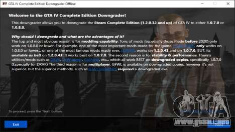 GTA IV Downgrader para GTA 4