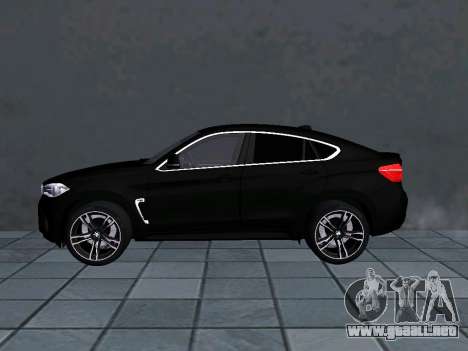 BMW X6M AM Plates para GTA San Andreas