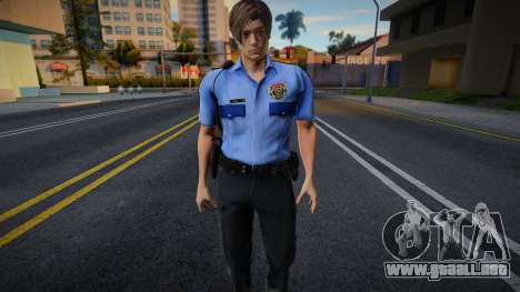 Leon - Officer Skin para GTA San Andreas