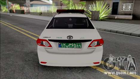 Toyota Corolla 2013 Police Naja para GTA San Andreas
