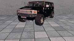 Hummer H2 AM Plates para GTA San Andreas