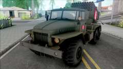 Ural 375 BM-21 Ejército peruano para GTA San Andreas