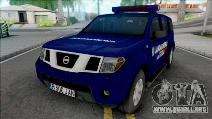 Nissan Pathfinder Jandarmeria para GTA San Andreas