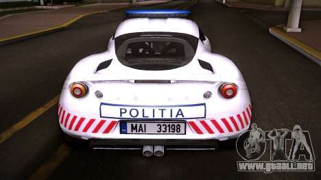 Lotus Evora S Politia para GTA Vice City