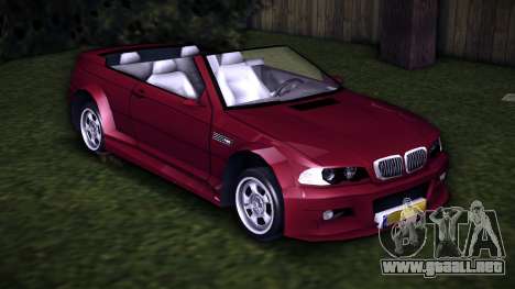 BMW M3 (descapotable) para GTA Vice City