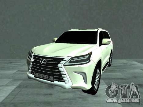 Lexus LX570 2018 Tinted para GTA San Andreas