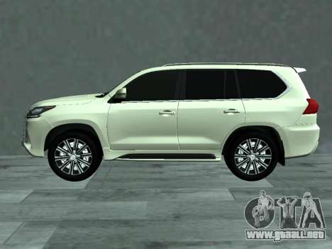 Lexus LX570 2018 Tinted para GTA San Andreas