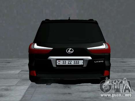 Lexus LX570 2018 Tinted para GTA San Andreas