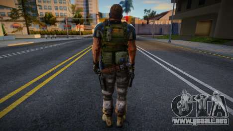 New Chris Redfield para GTA San Andreas