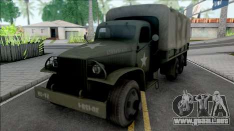 GMC CCKW 1945 Military Truck para GTA San Andreas