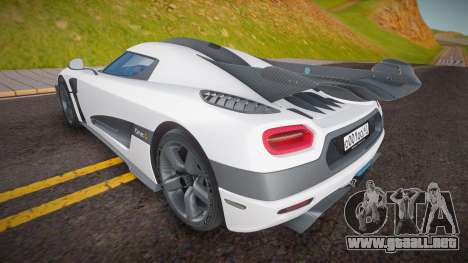 Koenigsegg Agera One:1 para GTA San Andreas