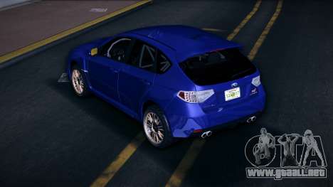 Subaru Impreza WRX STI GRB (LHD) (Golden Rims) para GTA Vice City
