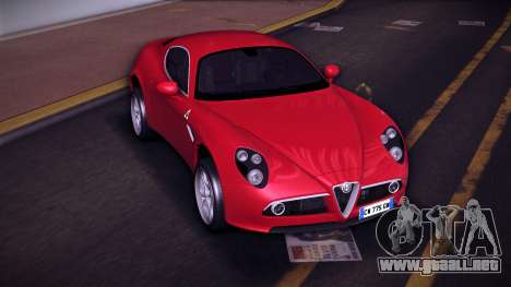 Alfa Romeo 8C Competizione (Rims 2) para GTA Vice City