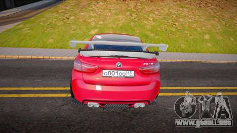 BMW X6M F82 para GTA San Andreas