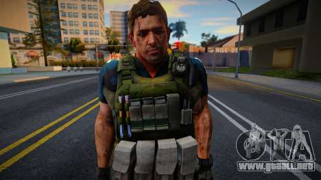 New Chris Redfield para GTA San Andreas