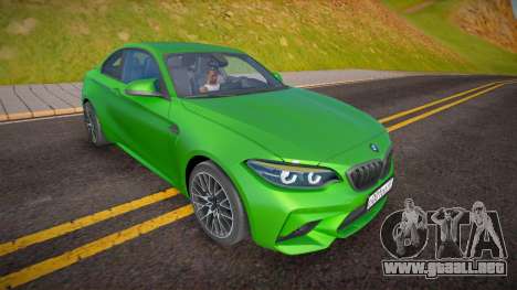 BMW M2 Competition Coupe para GTA San Andreas