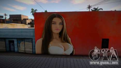 Lana Rhodes - mural para GTA San Andreas