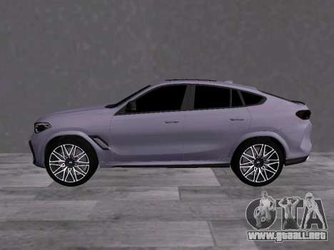 BMW X6 M Competition 2020 V2 para GTA San Andreas