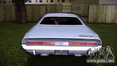 Dodge Challenger RT 1970 para GTA Vice City