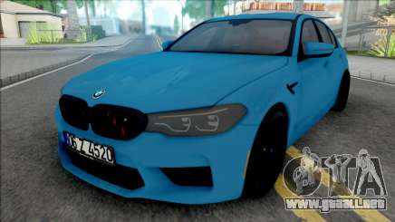 BMW M5 F90 2018 (06 Z 4520) para GTA San Andreas