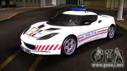 Lotus Evora S Politia para GTA Vice City