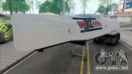 Grey Petrol Tanker Trailer para GTA San Andreas
