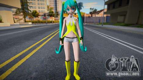 PDFT Hatsune Miku Yellow para GTA San Andreas