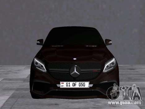 Mercedes Benz GLE63 AMG V2 para GTA San Andreas