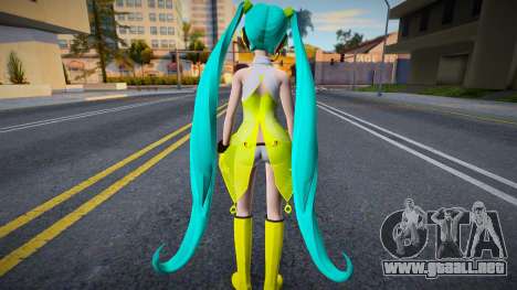 PDFT Hatsune Miku Yellow para GTA San Andreas