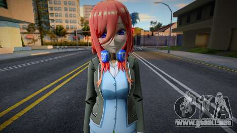 Nakano Miku (Winter Seifuku) para GTA San Andreas