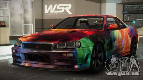 Nissan Skyline R34 NS S5 para GTA 4