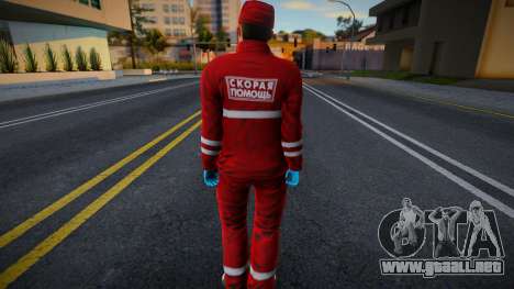 Trabajador de ambulancia v3 para GTA San Andreas