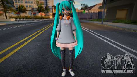 PDFT Hatsune Miku Out and About para GTA San Andreas