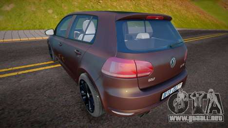 Volkswagen Golf VI 2 0 TSI (JST Project) para GTA San Andreas