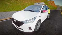 Hyundai Solaris 2022 Yandex Taxi para GTA San Andreas