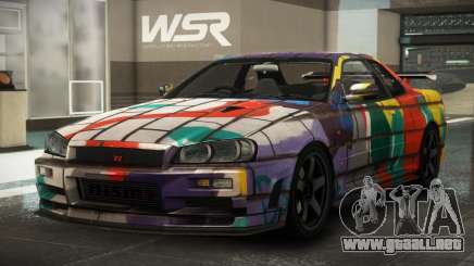 Nissan Skyline R34 NS S3 para GTA 4