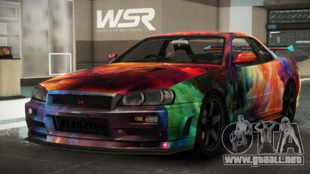 Nissan Skyline R34 NS S5 para GTA 4