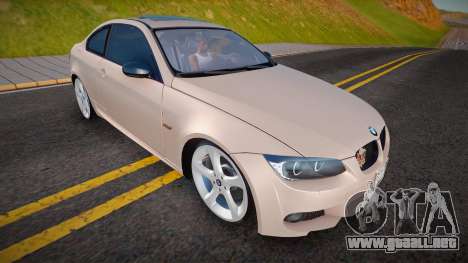 BMW 320d E92 para GTA San Andreas