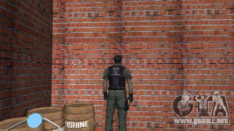 Resident Evil Chris Redfield para GTA Vice City